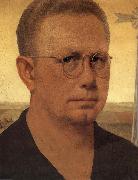 Grant Wood Self-Portrait painting